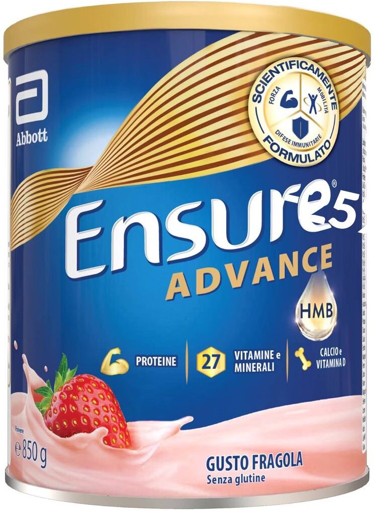 Ensure Advance Integratore Alimentare Proteico Fragola 850g