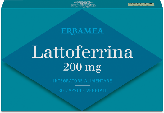 Erbamea Lattoferrina Integratore Alimentare 200mg 30 Capsule Vegetali