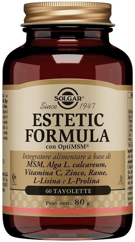 Solgar Estetic Formula Integratore Anticaduta Capelli 60 Tavolette