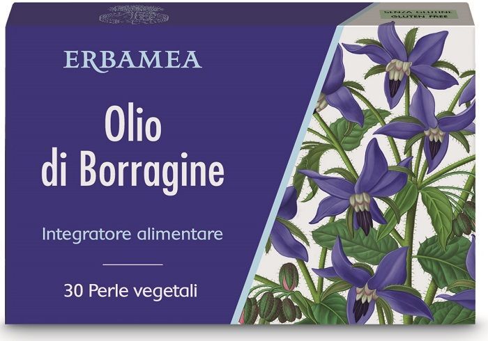 Erbamea Olio Di Borragine Integratore Pelle 30 Perle