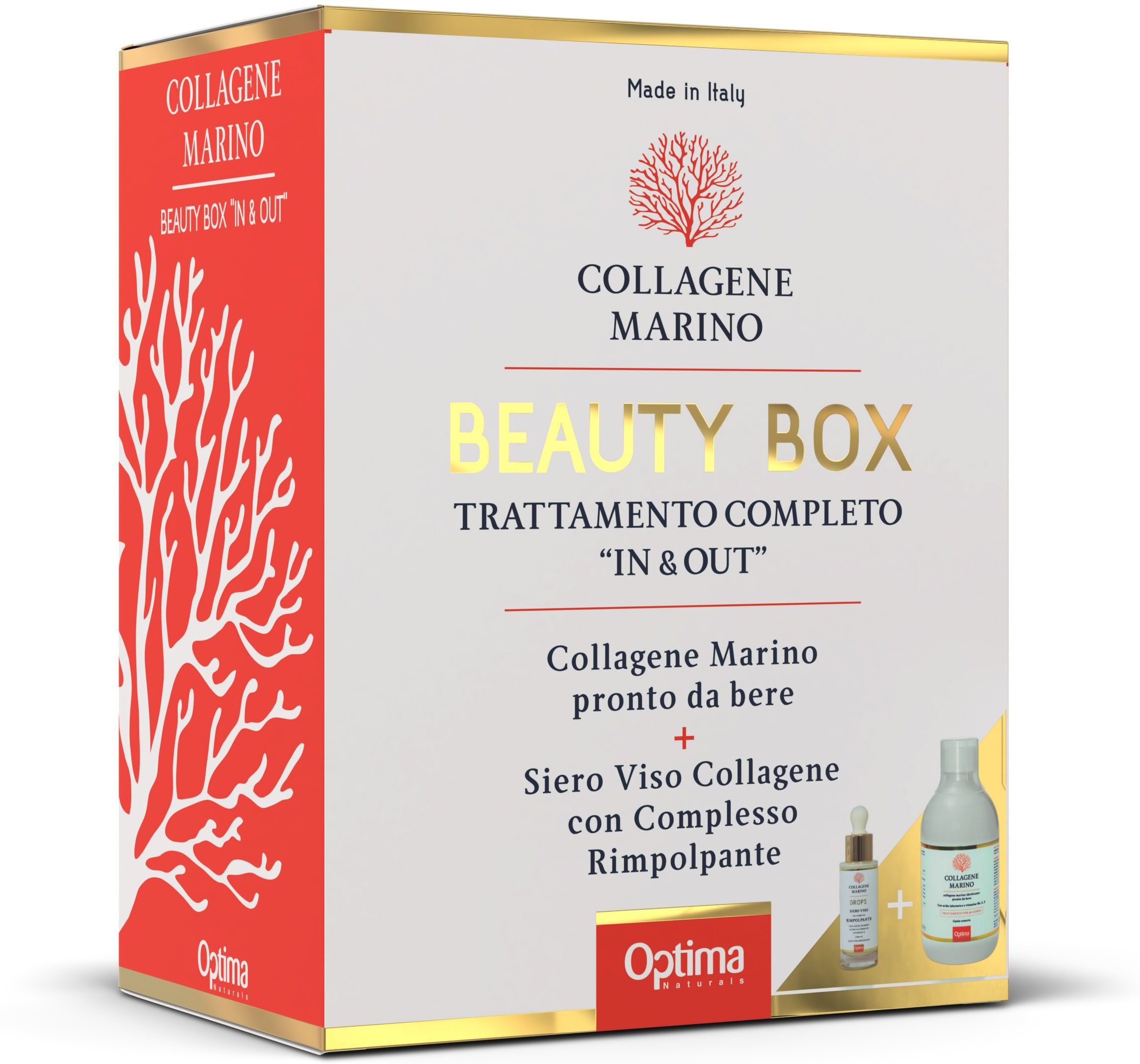 Optima Collagene Marino Beauty Box Trattamento Bellezza Pelle