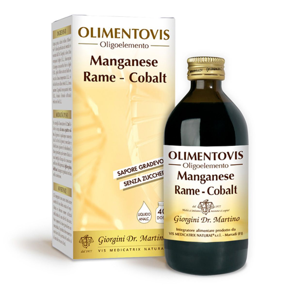 Giorgini Manganese Rame Cobalto Olimentovis Integratore Ferro 200ml