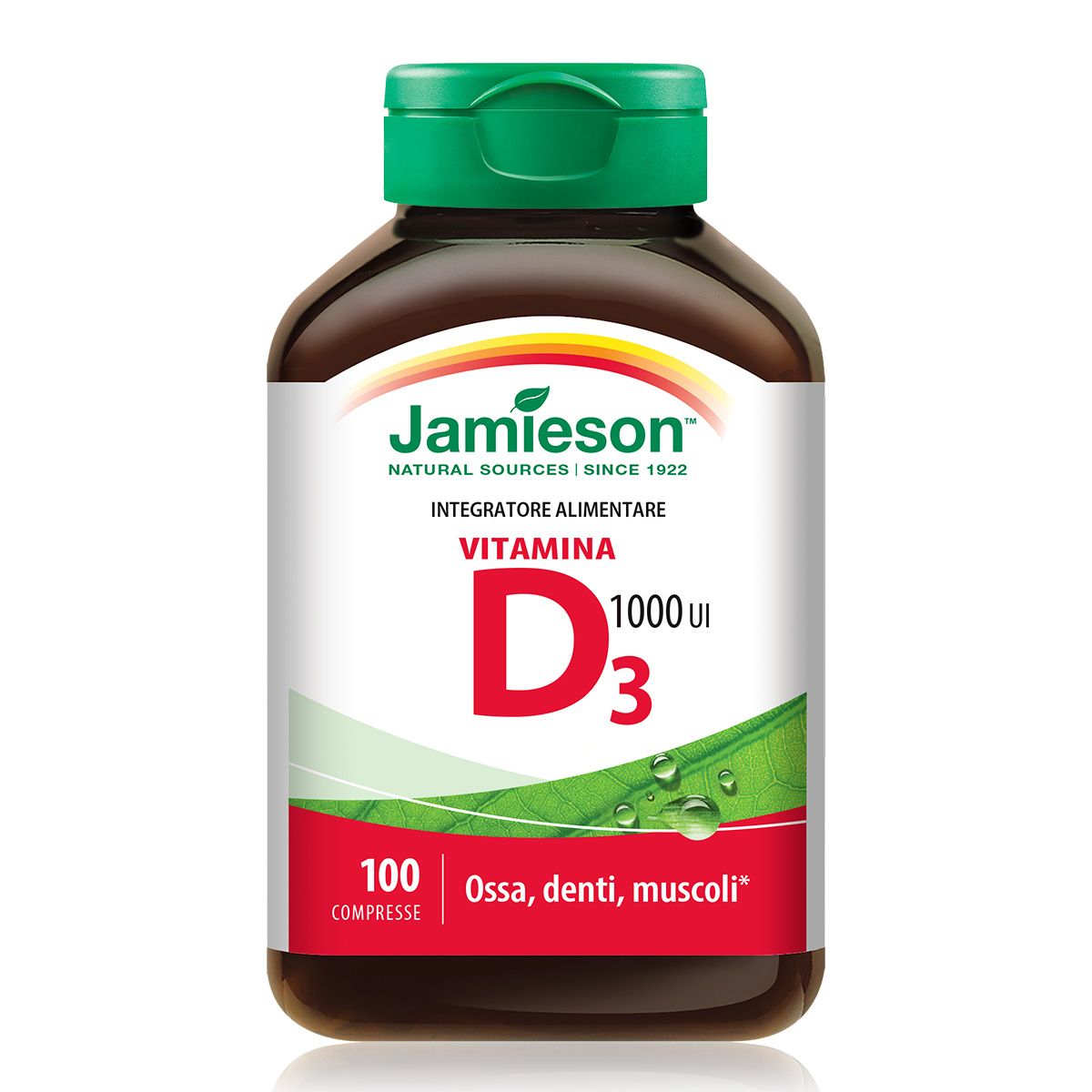 Jamieson Vitamina D3 1000 Integratore Ossa 100 Compresse