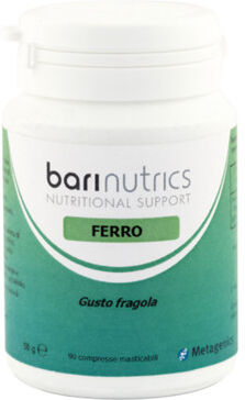 Metagenics Barinutrics Ferro Gusto Fragola 90 Compresse