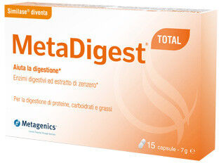 Metagenics Metadigest Total Integratore Digestione 15 Capsule