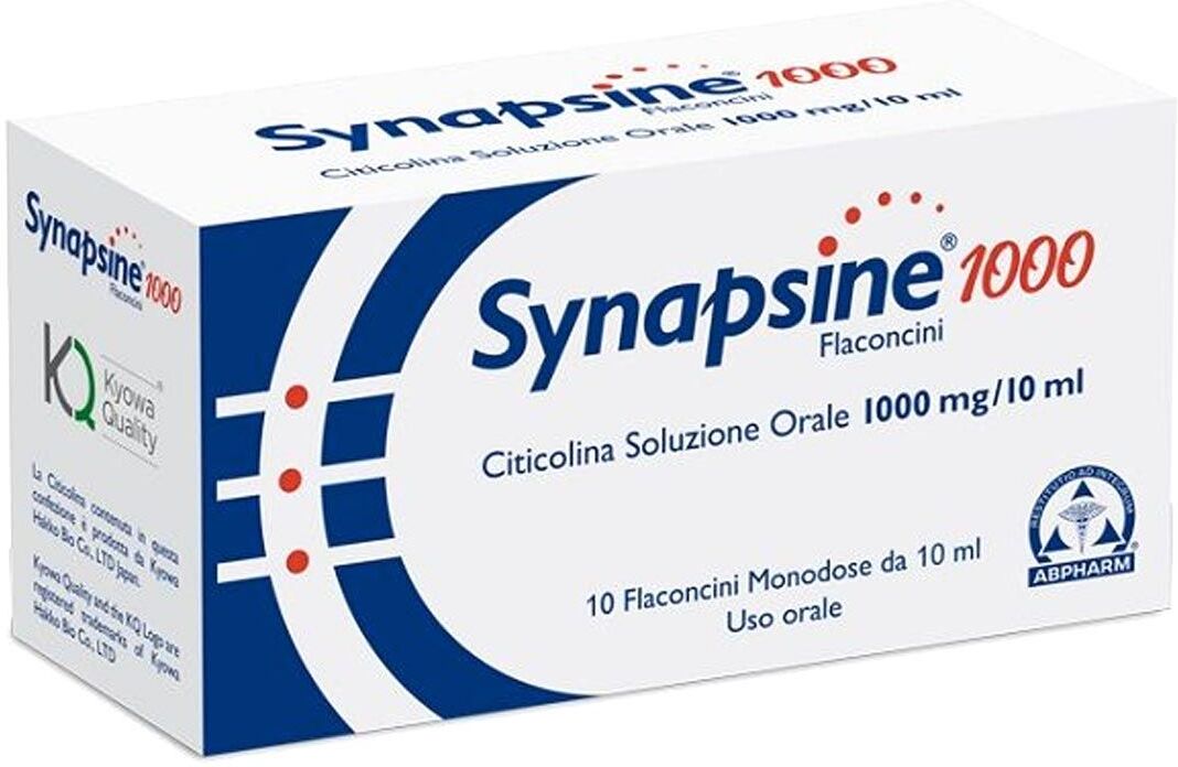 A.b.pharm Srl Synapsine 1000 Integratore Sistema Nervoso 10 Flaconi