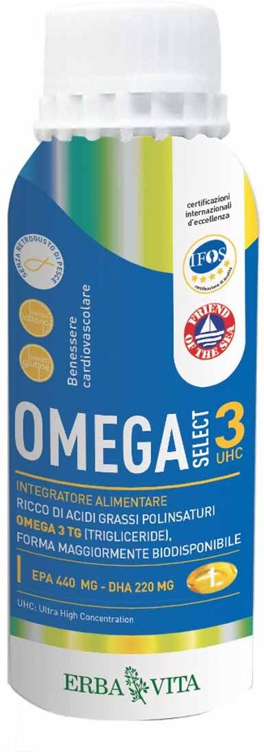 Erba Vita Omega Select 3 Uhc Integratore Fegato 240 Perle