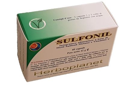 Herboplanet Sulfonil Integratore Pelle 60 Capsule