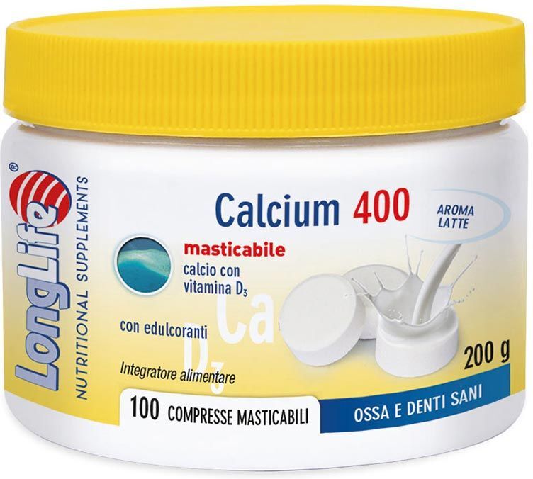 Longlife Calcium Latte Integratore Ossa 100 Compresse