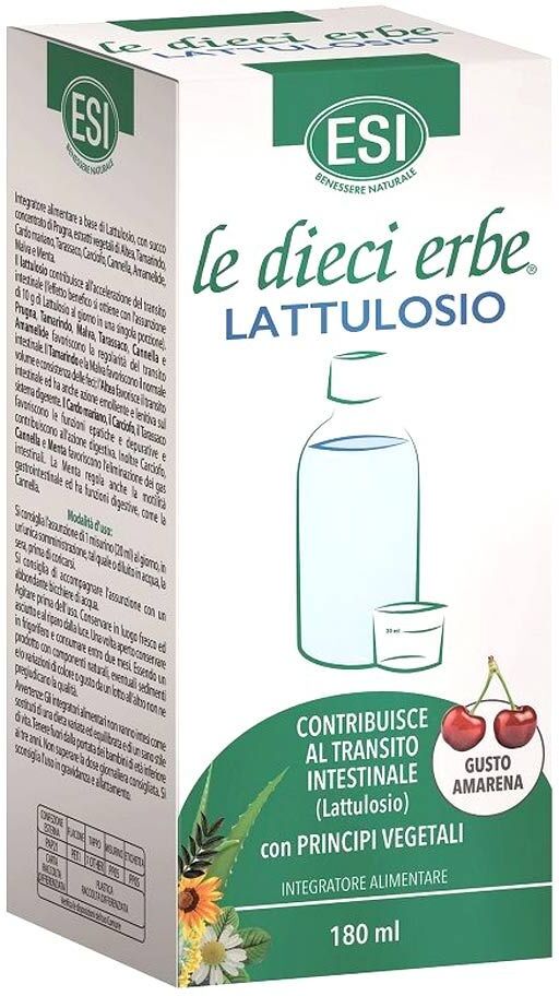 Esi Le Dieci Erbe Lattulosio Integratore Intestino 180ml