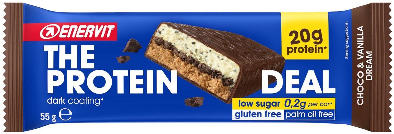 Enervit The Protein Deal Bar Barretta Proteica Gusto Choco Vanilla Dream 55g