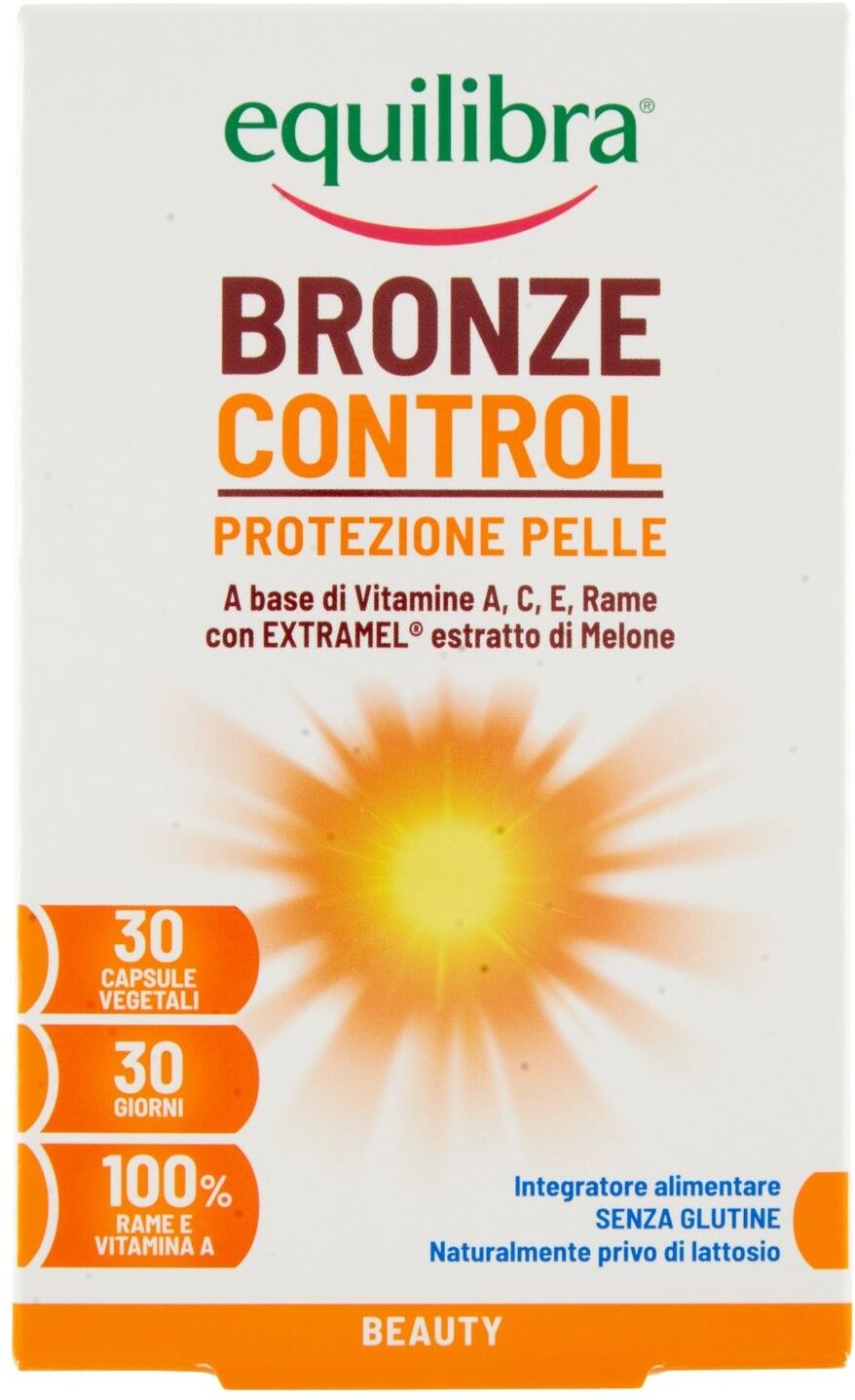 Equilibra Bronze Control Integratore Protezione Pelle 30 Capsule