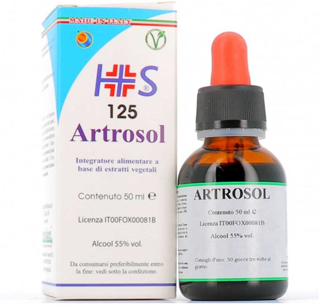 Herboplanet Artrosol Liquido Integratore Articolazioni 50ml