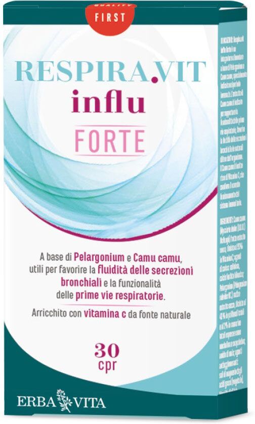 Erba Vita Respiravit Influ Forte Integratore Vie Respiratorie 30 Compresse