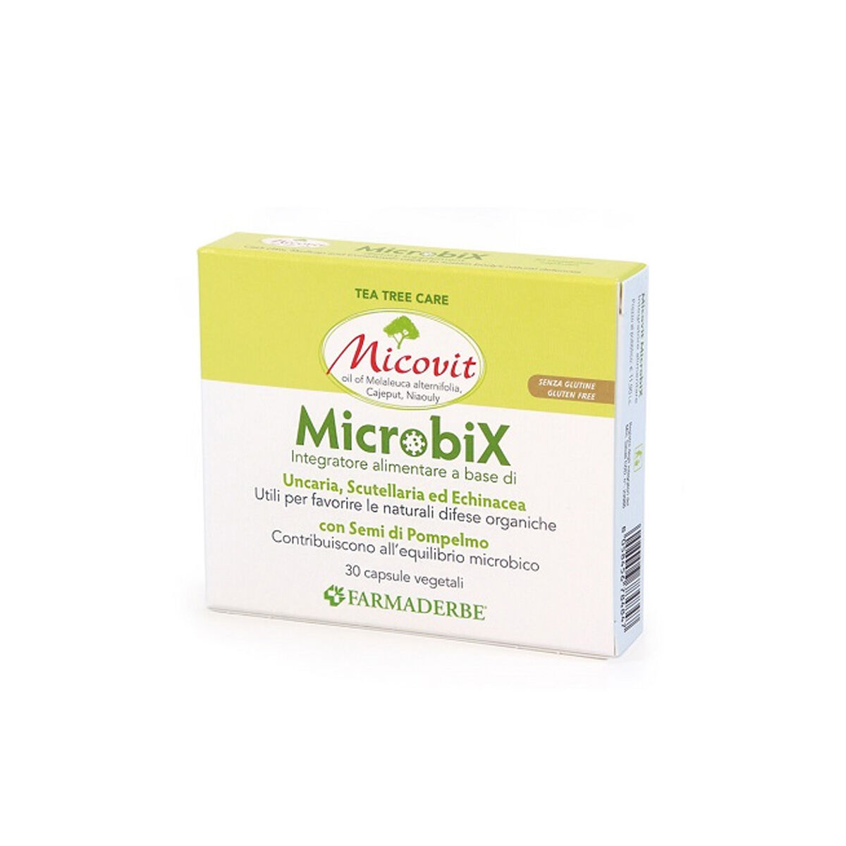Farmaderbe Micovit Microbix Integratore Difese Immunitarie 30 Capsule