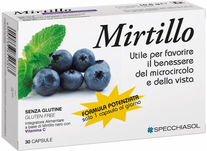 Specchiasol Mirtillo Integratore Vista 30 Capsule