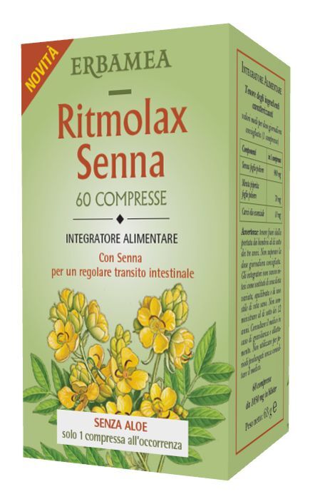Erbamea Ritmolax Senna Integratore Regolarità Intestinale 60 Compresse