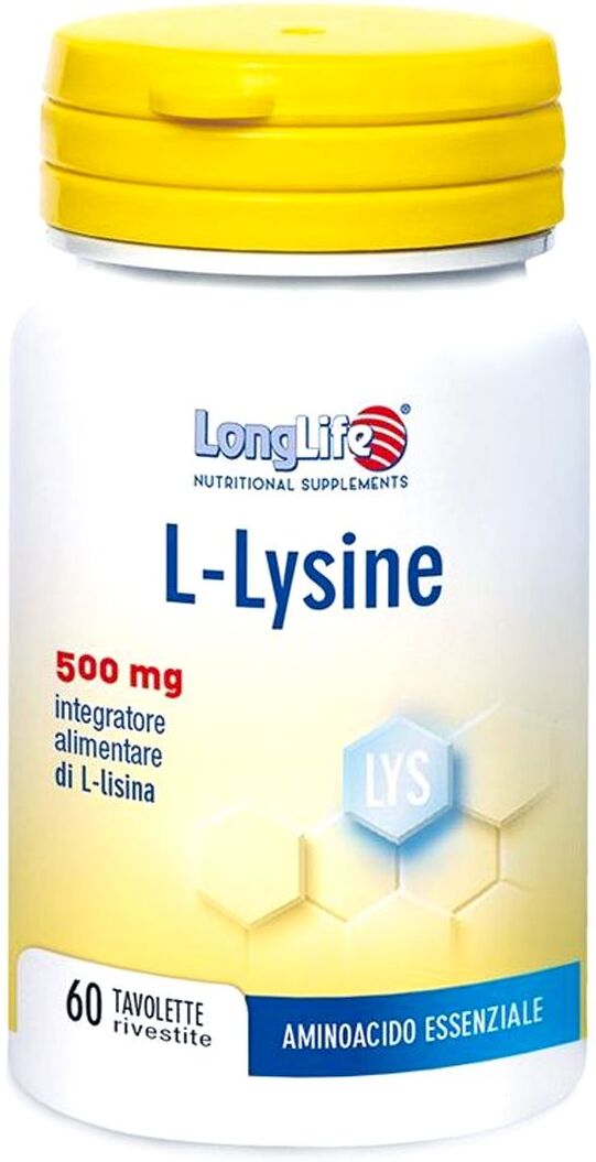 Longlife L-lysine 500mg Integratore Difese Immunitarie 60 Tavolette