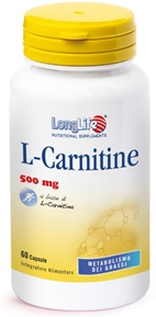 Longlife L-carnitine Integratore Tonico 60 Capsule