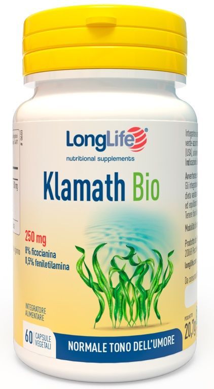 Longlife Klamath Bio Integratore Stress 60 Capsule