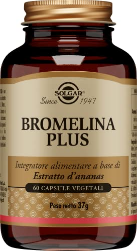 SOLGAR Bromelina Plus, 37 gr, 60 capsule