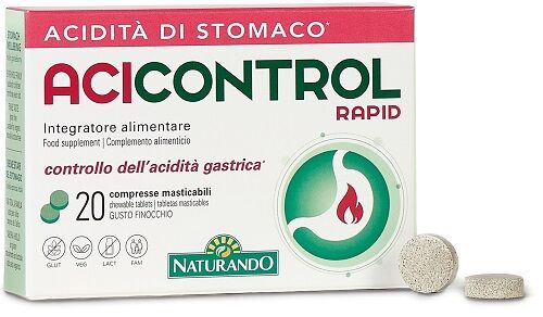 Naturando Acicontrol Rapid 20 Cpr Ntd