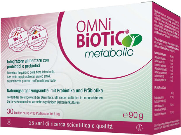 Institut Allergosan Gmbh Omni Biotic*metabolic 30bust.