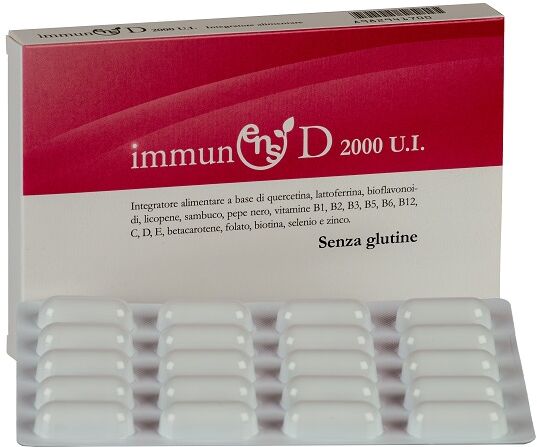 E.N.S. Srl Immunens D 2000 U.I. - Integratore Di Vitamina D 20 Capsule