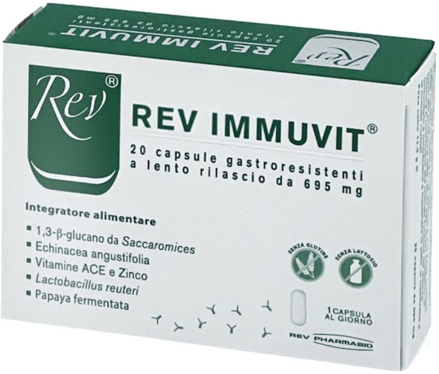 Rev Pharmabio Srl Rev Immuvit Integ 20cpr 17g