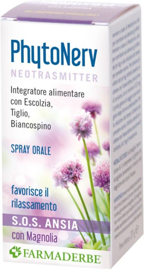 Farmaderbe Phytonerv Sos Spray Orale 30ml