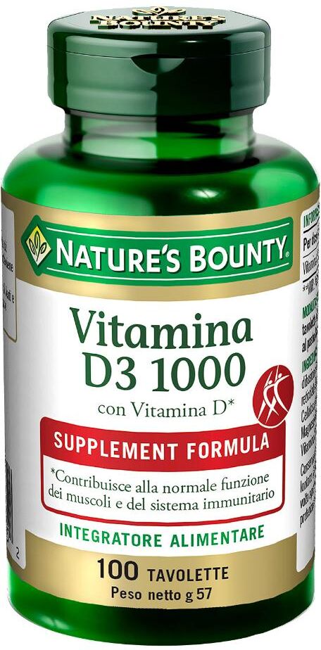 Solgar Italia Vitamina D3/1000 100tav Bounty