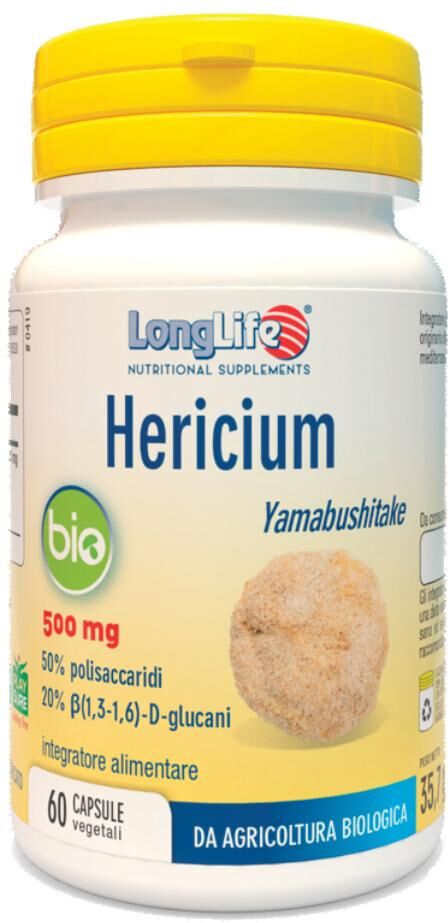 Longlife Srl Longlife Hericium Bio 60 Cps