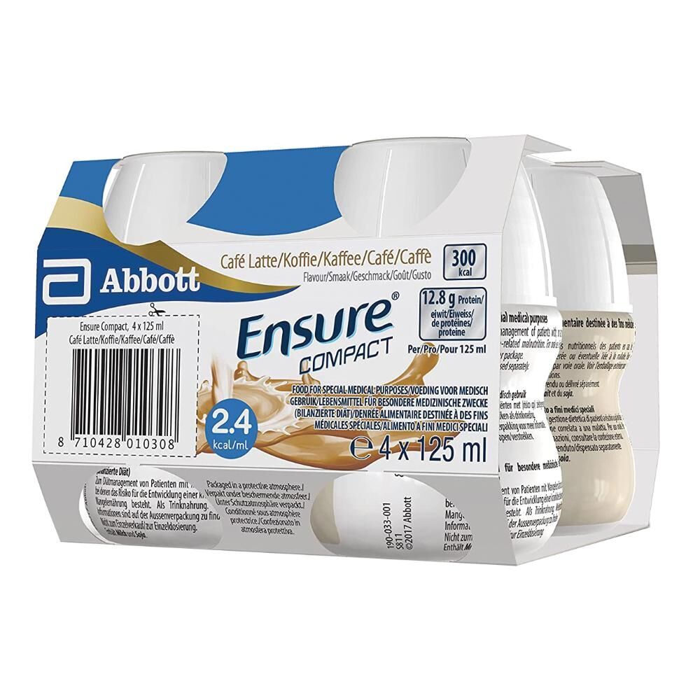 Abbott Ensure Compact Caffe&#039;4x125ml