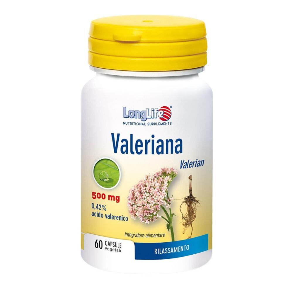 Longlife Valeriana 60cps 500mg