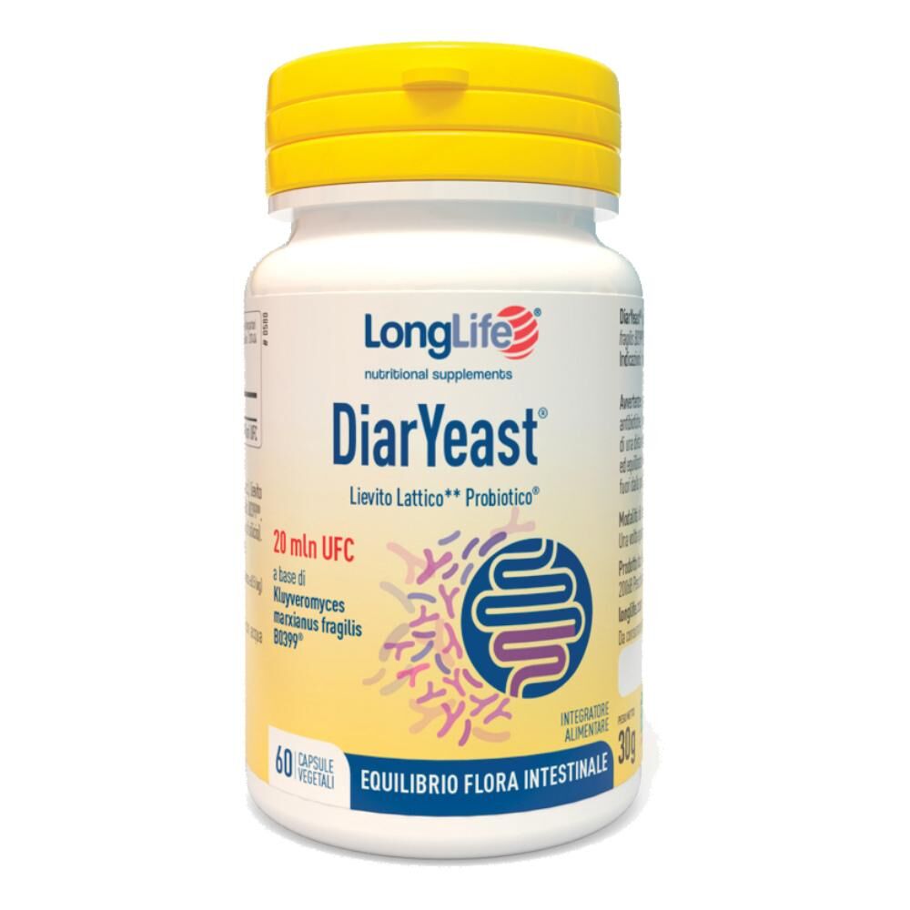 Longlife Diaryeast 60cps Veg