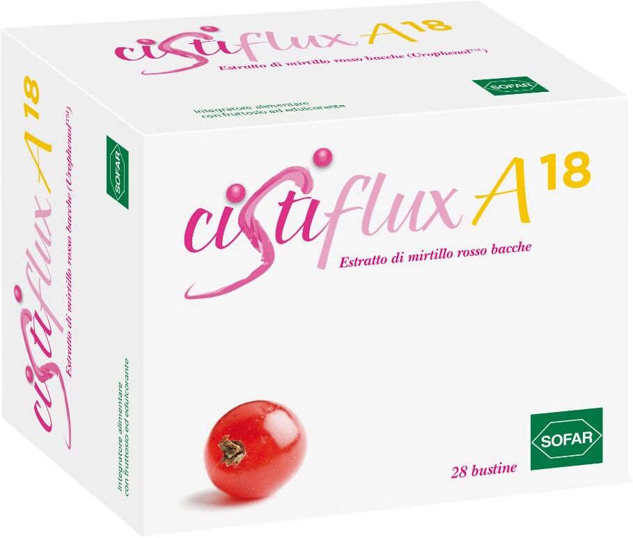 Sofar Cistiflux A 18 - Integratore Per Il Benessere Delle Vie Urinarie - 28 Bustine