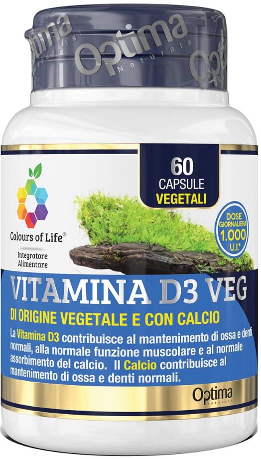 Optima Naturals Srl Colours Life Vit.D3 60 Cps