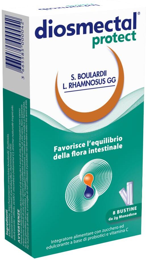 Mayoly Pharmaceuticals Ita.Srl Diosmectal Protect 8bust Oros