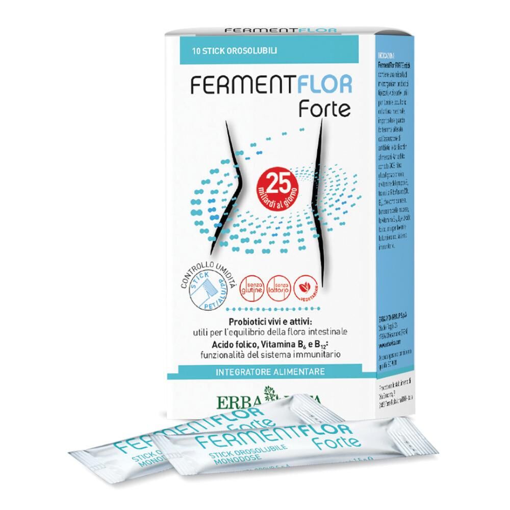 Erba Vita Fermentflor Forte 10stickpack