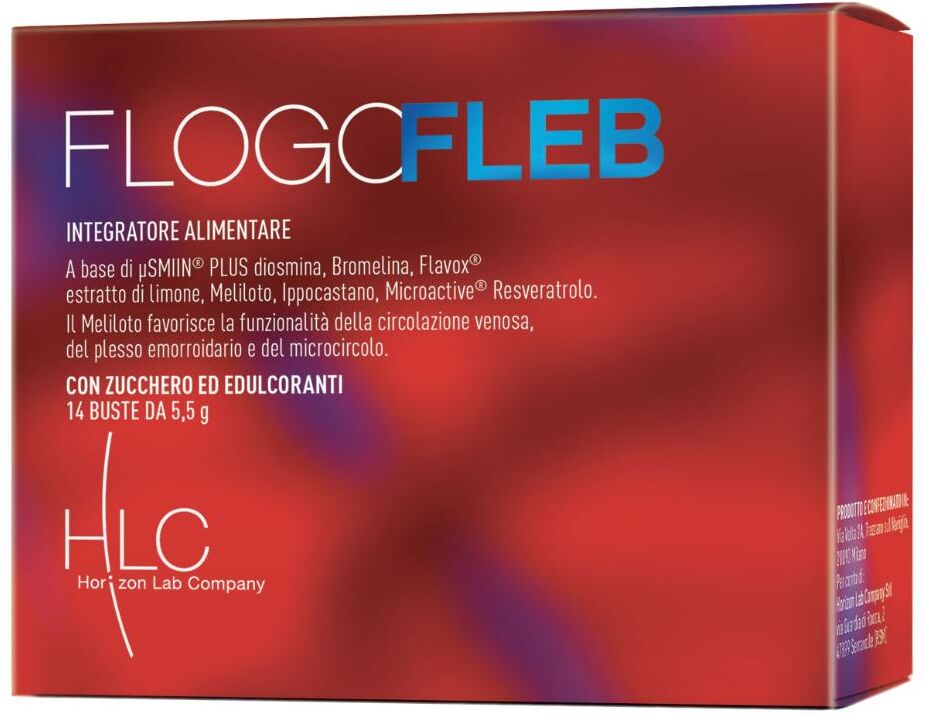 Horizon Lab Company Srl Flogo Fleb 14 Bustine - Integratore Per Infiammazione E Gonfiore Da Trauma