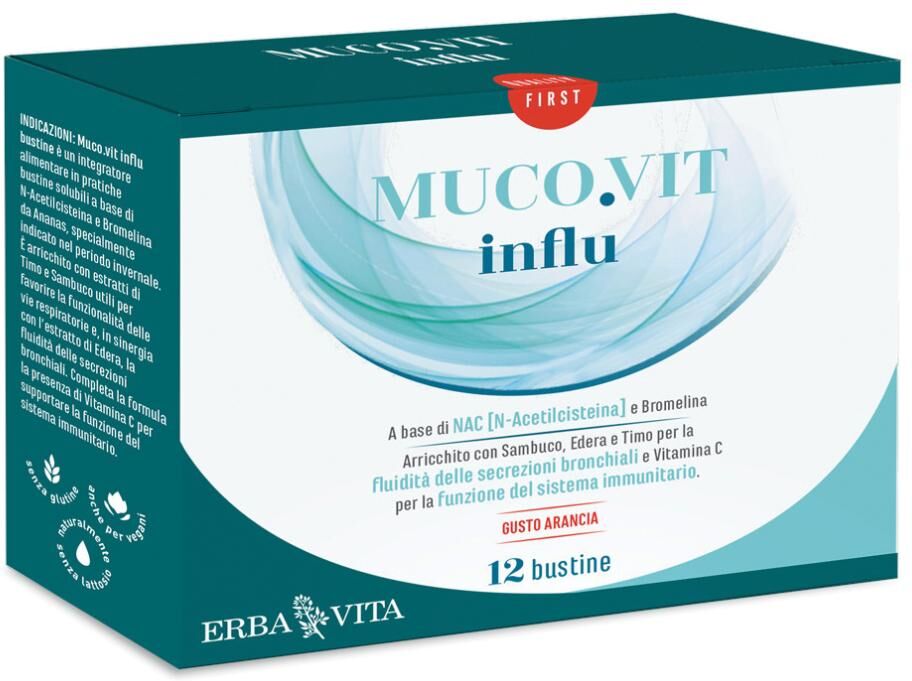 Erba Vita Mucovit Influ 12bust