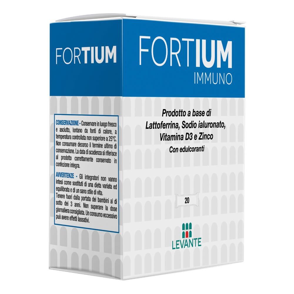 Levante Srl Fortium Immuno 20 Stick- Integratore Per Le Difese Immunitarie