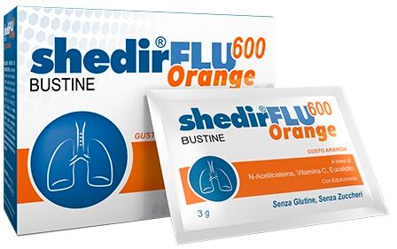 SHEDIR PHARMA Srl Unipersonale Shedir Pharma ShedirFlu 600 Orange Integratore 20 Bustine