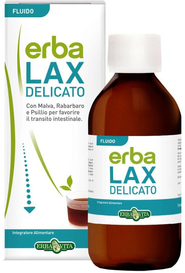 Erba Vita Erbalax Delicato Fluido integratore per il transito intestinale 200 ml