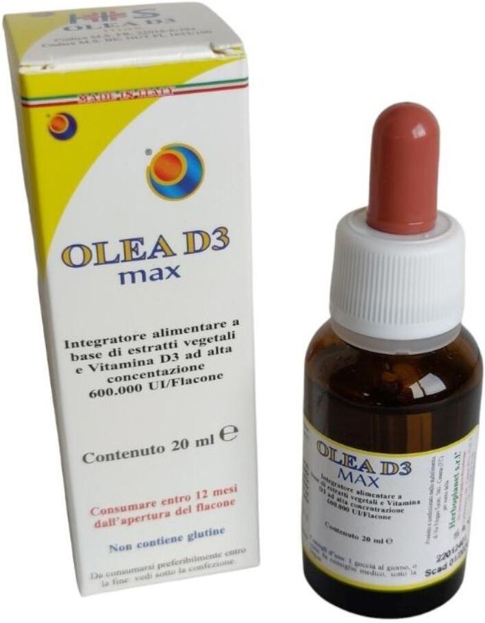 Herboplanet Olea D3 Max Gocce 20 Ml