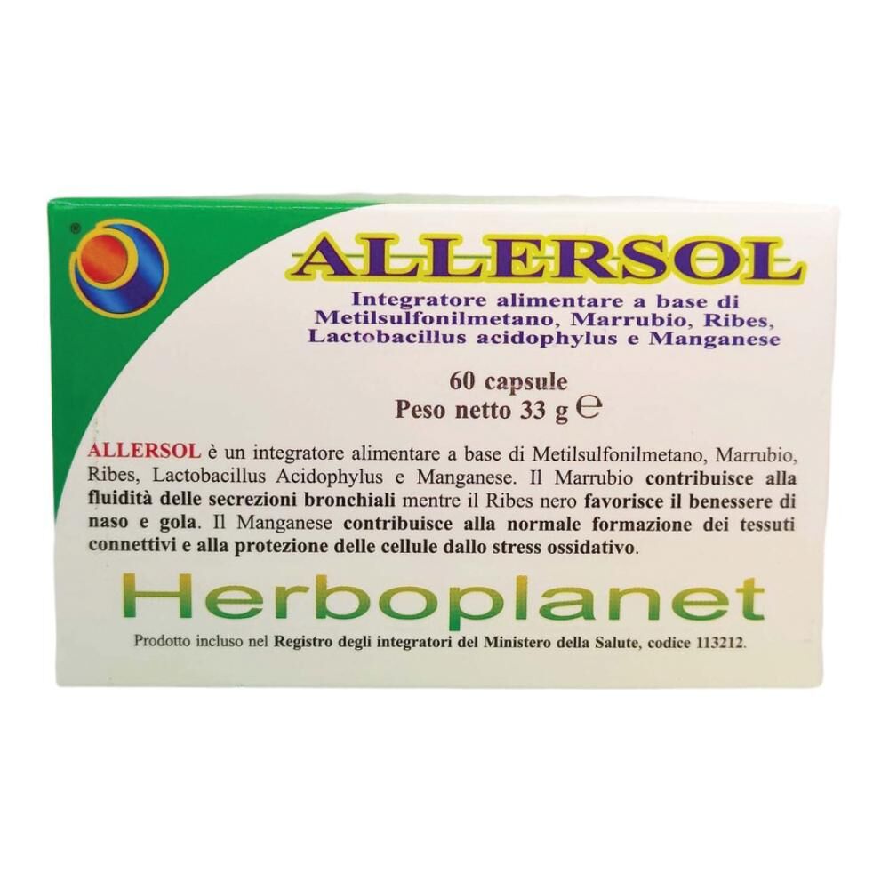 HERBOPLANET Allersol 60 capsule