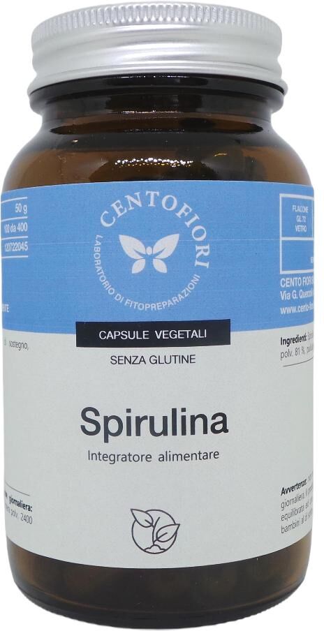 CENTO FIORI SPIRULINA 100CPS VEG