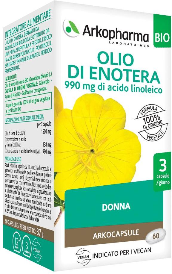 ARKOFARM Srl Arkopharma Olio Enotera Bio 60 Capsule