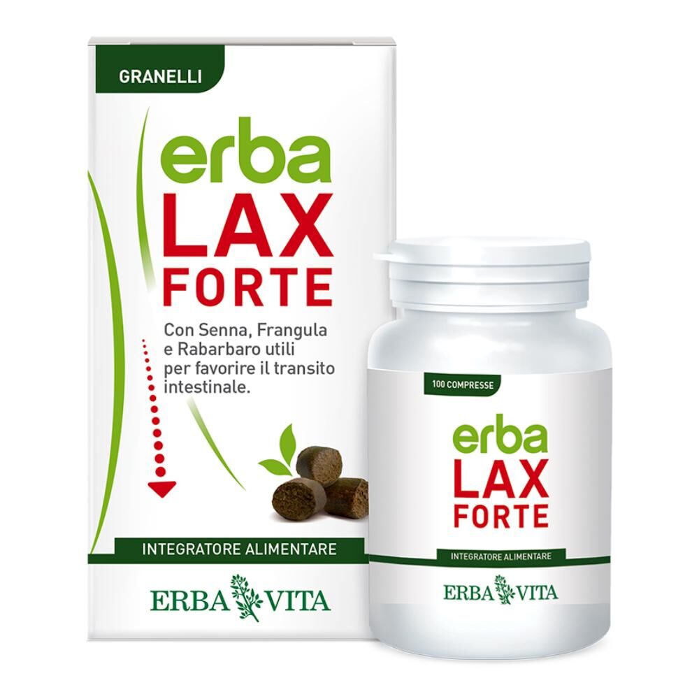 Erba Vita Erbalax Forte Granelli Integratore Transito Intestinale 30 g