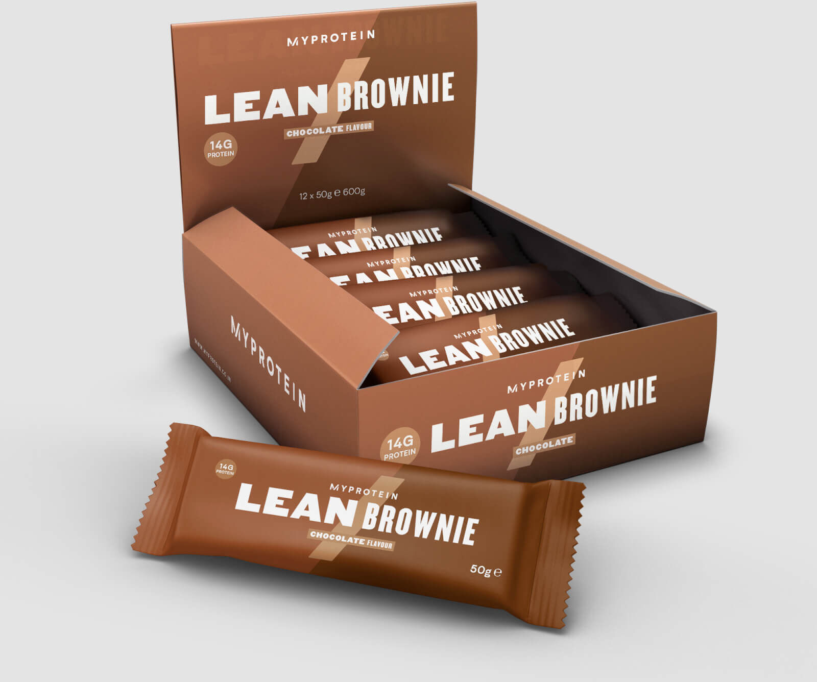 Myprotein Brownie magro - 12 x 50g - Cioccolato